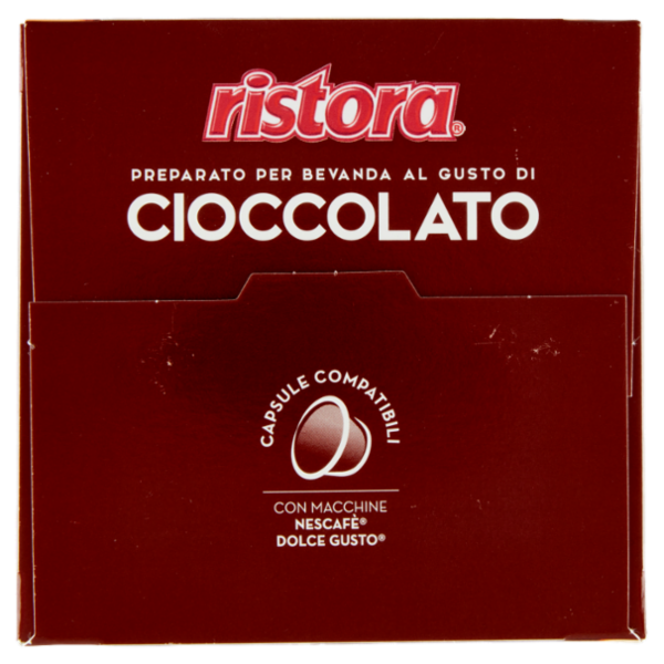 ristora Cioccolato Capsule Compatibili con Macchin Nescafè Dolce Gusto 10 x 18 g