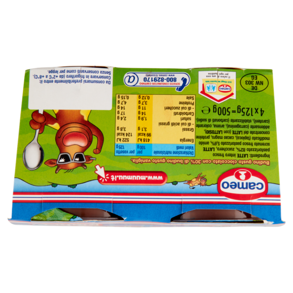 cameo Muu Muu Gusto Cioccolato 4 x 125 g