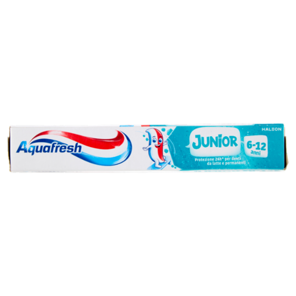 Aquafresh Junior dentifricio bambini igiene dentale denti sani e forti dai 6 anni 75 ml