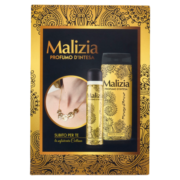 Malizia Profumo d'Intesa Mirage d'Amour Seduction Parfum Deodorant 100 mL + Doccia Schiuma 300 mL