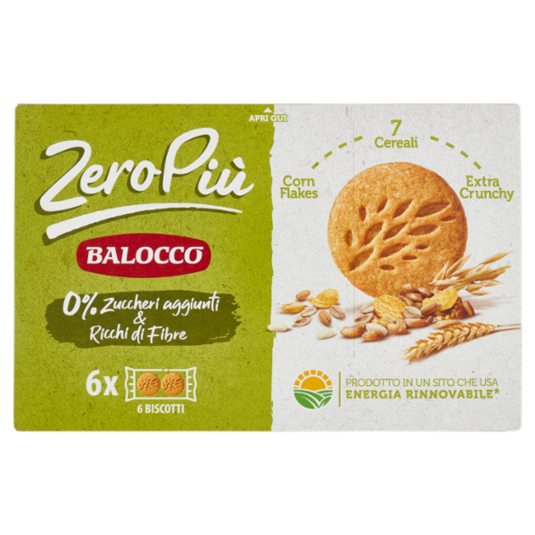 Balocco ZeroPiù 7 Cereali & Corn Flakes 6 x 38,3 g