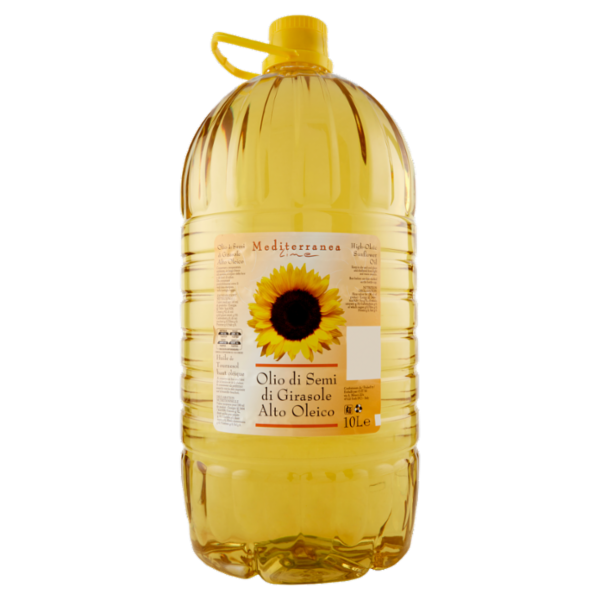 Mediterranea Line Olio di Semi di Girasole Alto Oleico 10 L