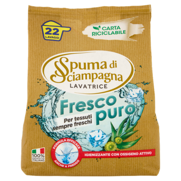 Spuma di Sciampagna Lavatrice Fresco puro 990 g