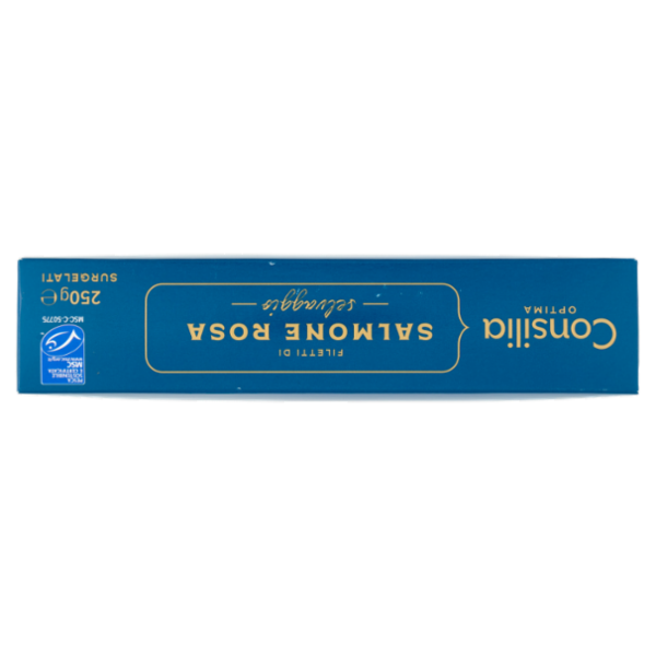 Consilia Optima Filetti di Salmone Rosa Selvaggio Surgelati 250 g