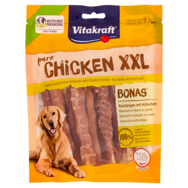 Vitakraft pure Chicken XXL Bonas Bastoncini masticabili con pollo 200 g