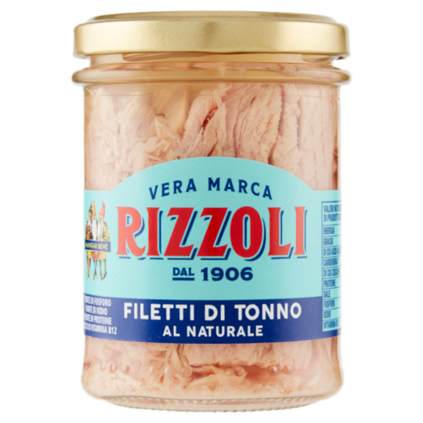 Rizzoli Filetti di Tonno al Naturale 200 g