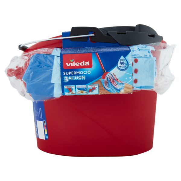 Vileda Supermocio Torsion Power + Manico Intero + Supermocio 3Action