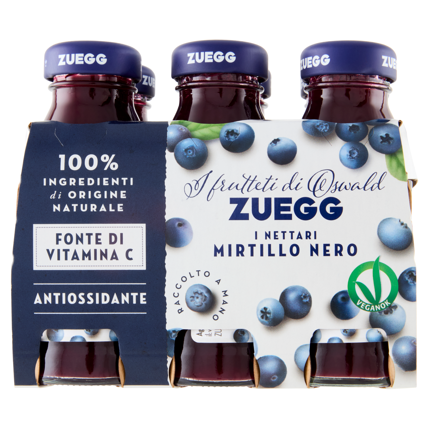 Zuegg I Frutteti Di Oswald Zuegg i Nettari Mirtillo Nero 6 x 125 Ml