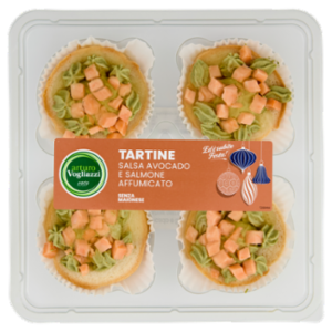 Arturo Vogliazzi Tartine Salsa Avocado e Salmone Affumicato 150 g