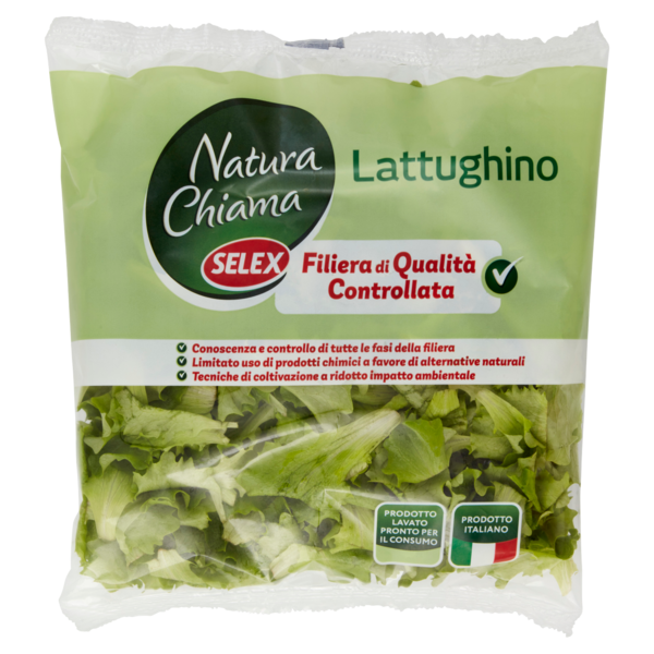 Selex Natura Chiama Lattughino Lavato e Pronto per il Consumo 80 g