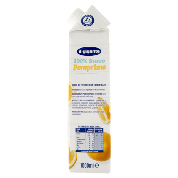IL GIGANTE 100% Succo Pompelmo 1000 ml