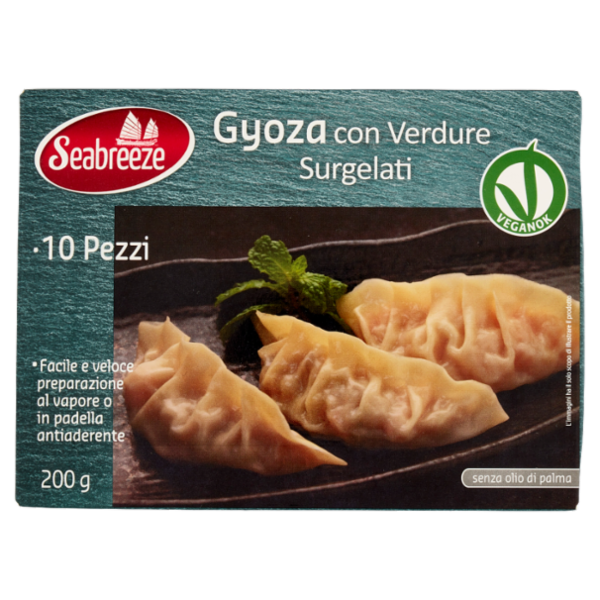 Seabreeze Gyoza con Verdure Surgelati 10 Pezzi 200 g