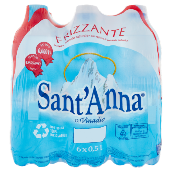Sant'Anna di Vinadio Frizzante 6 x 0,5 L