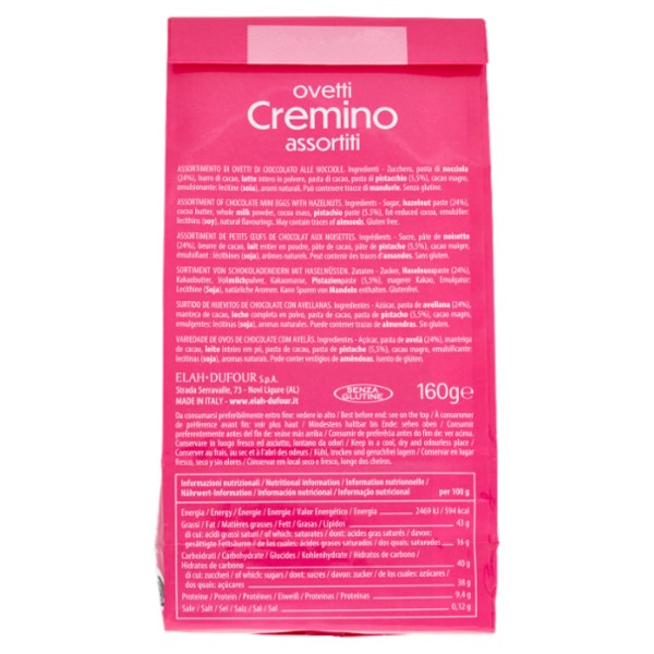 Novi ovetti Cremino assortiti 160 g