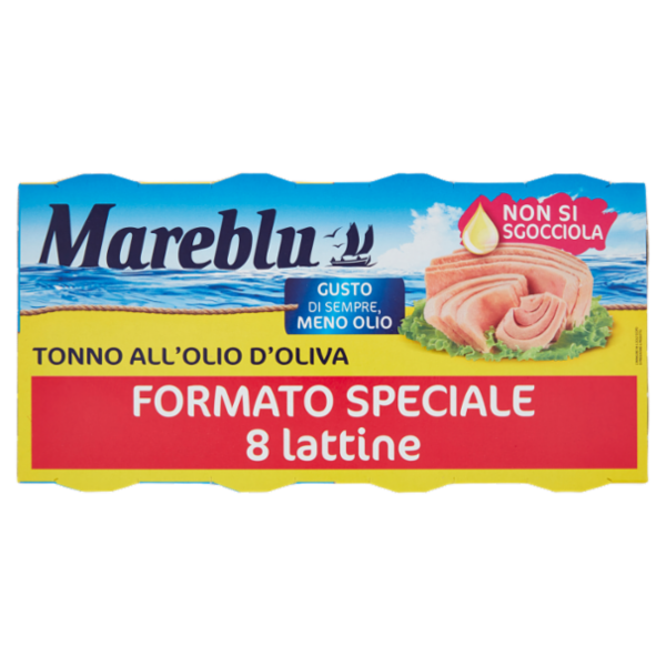 Mareblu Tonno all'Olio d'Oliva 8 x 60 g