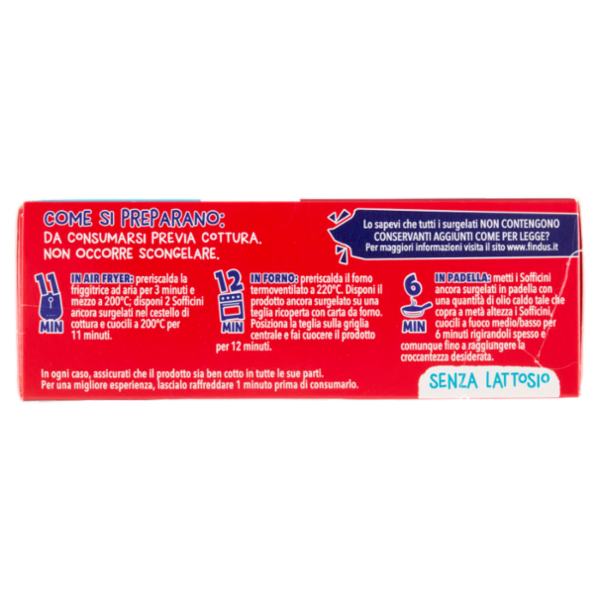 Sofficini Findus 4 Sofficini Pomodoro più Mozzarella Senza Lattosio 250 g