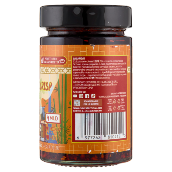 ChinEat Sichuan Chilli Crisp Olio Piccante 190 g