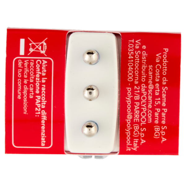 Scame Adattatore Multiplo 10A 3 prese 10A 2P+T 250V