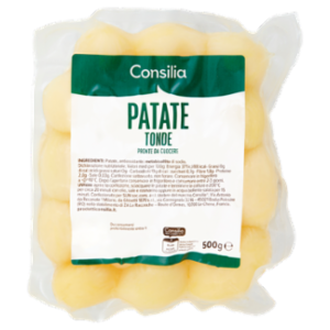 Consilia Patate Tonde Pulite, Precotte e Pronte Da Cucinare 500 g