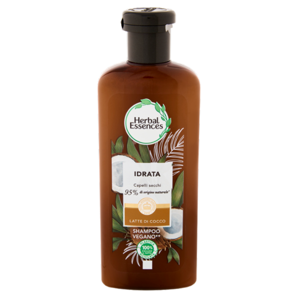 Herbal Essences Shampoo Formula Vegana Idrata con Olio di Cocco 250 ml