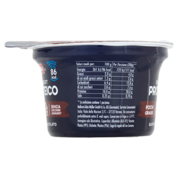 müller Dessert Proteico Gusto Cioccolato 200 g