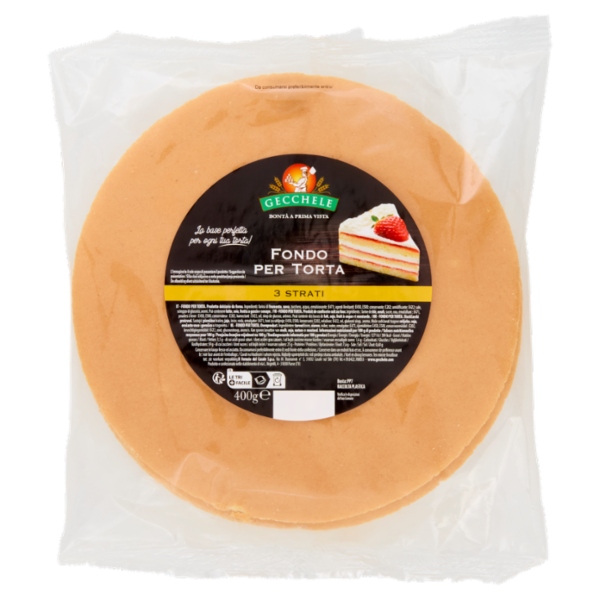 Gecchele Fondo per Torta 3 Strati 400 g