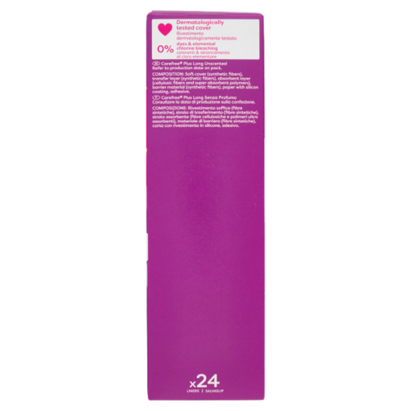 Carefree Plus Long Salvaslip 24 pz