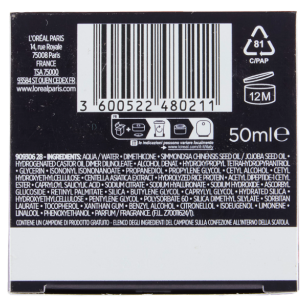 L'Oréal Paris Revitalift Laser Tripla Azione Crema Anti-Età Notte 50 ml