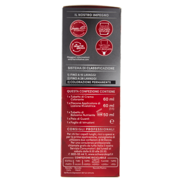Brillance Colorazione Permanente Intensiva 896 Nero Rosso Seta