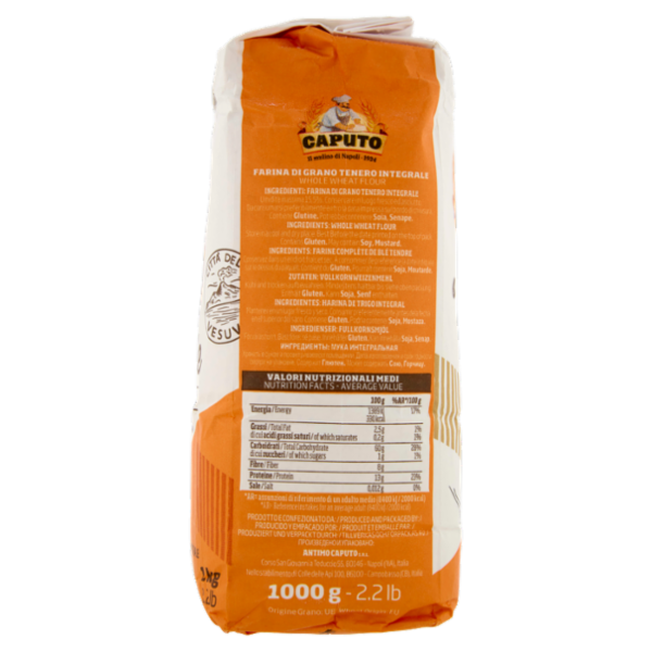 Caputo Integrale Farina di Grano Tenero Integrale 1 Kg