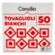Consilia Tovaglioli 2 Veli 38x38 cm Bianchi 50 pezzi