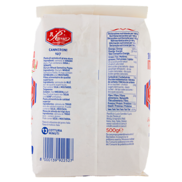 Russo Canneroni 107 500 g