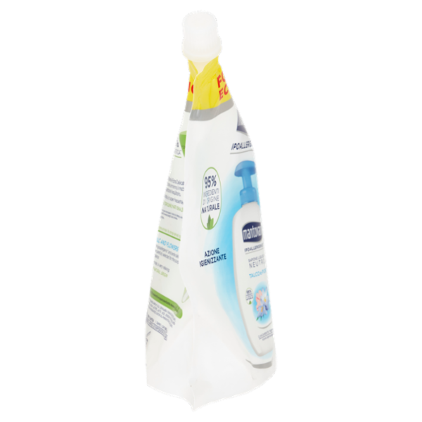 mantovani Sapone Liquido Neutro Talco e Fiori Formato Ecoricarica 750 ml