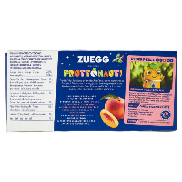 Zuegg Nettare di Pesca 3 x 200 ml