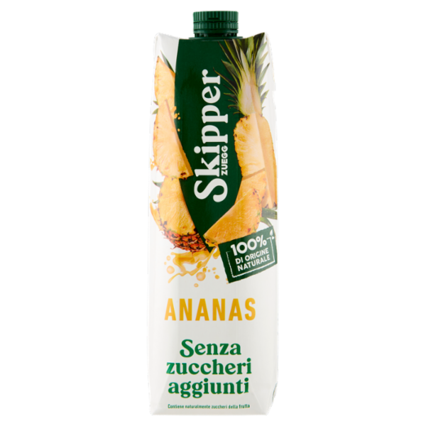 Zuegg Skipper Ananas Senza zuccheri aggiunti 1000 ml
