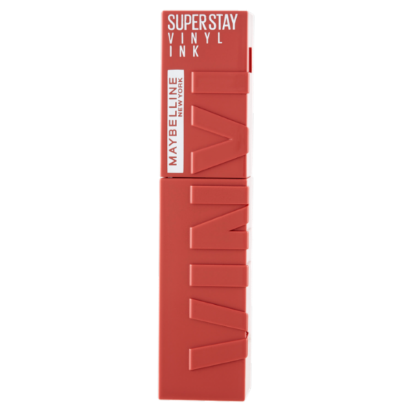 Maybelline New York SuperStay Vinyl Ink Rossetto Liquido a Lunga Tenuta, 15 Peachy
