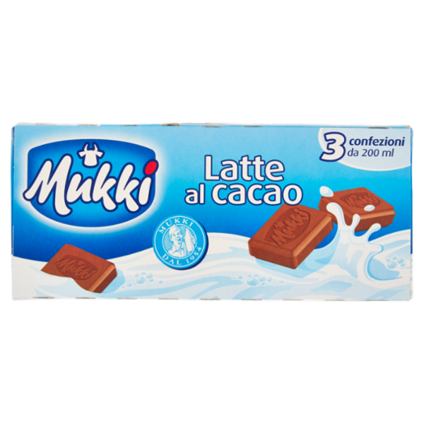 Mukki Latte al cacao 3 x 200 ml