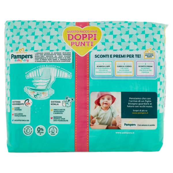Pampers Baby-dry XL 17 + 17 pz