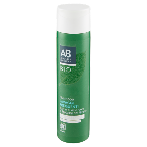 Armonia & Benessere Shampoo Lavaggi Frequenti Bio con Succo di Aloe Vera e Proteine del Grano 250 ml