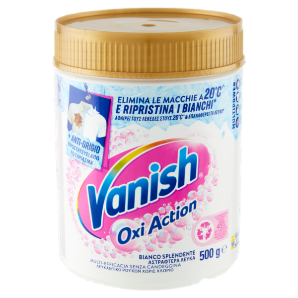 Vanish Oxi Action Multipower Polvere bianca Smacchiatore bucato 500 g