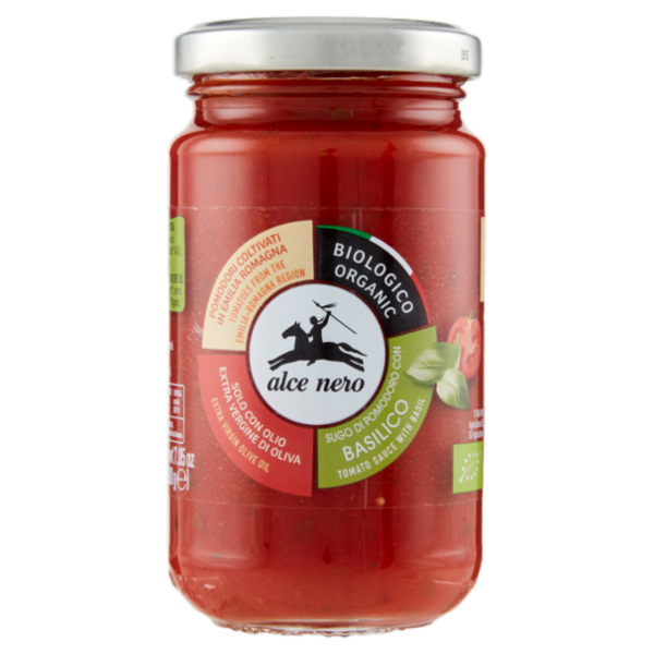 alce nero Sugo di Pomodoro con Basilico 200 g