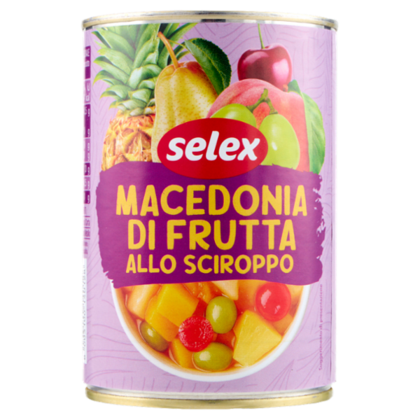Selex Macedonia di Frutta allo Sciroppo 411 g