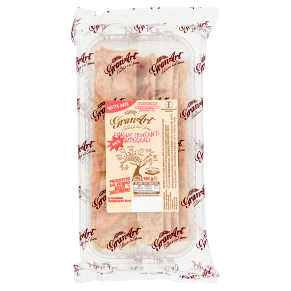 GranArt Lingue Croccanti 100% Integrali 150 g
