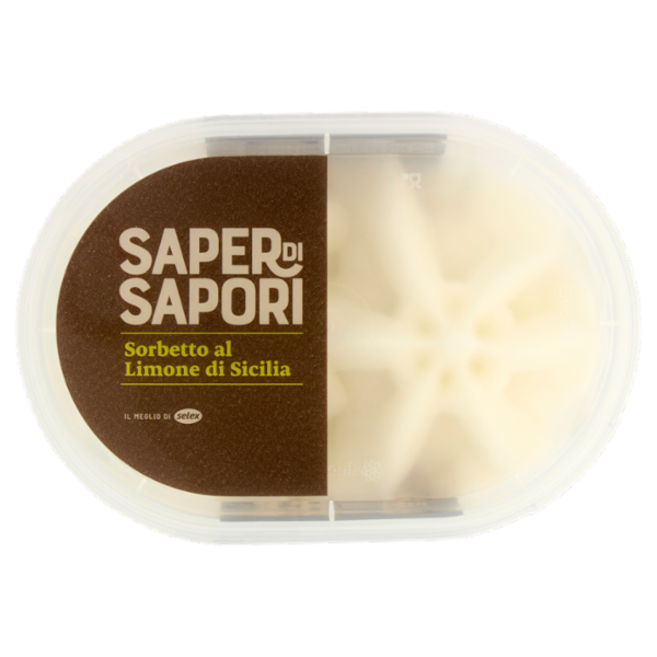 Selex Saper di Sapori Sorbetto al Limone di Sicilia 200 g