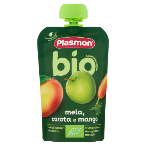 Plasmon semplicemente bio mela, carota e mango 100 g