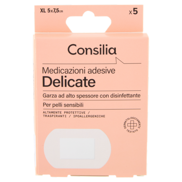 Consilia Medicazioni Adesive Delicate Formato XL 5 pezzi