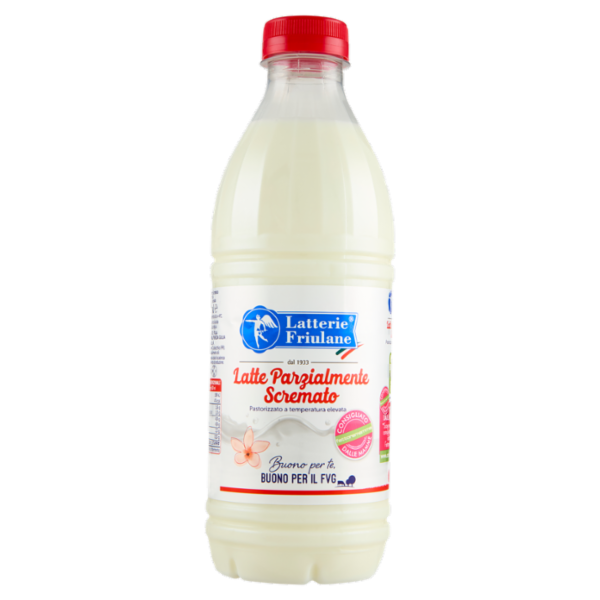 Latterie Friulane Latte Parzialmente Scremato Pastorizzato a temperatura elevata 1000 ml