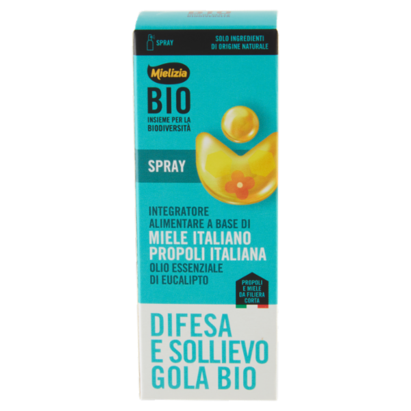 Mielizia Bio Spray Difesa e Sollievo Gola Bio 30 ml