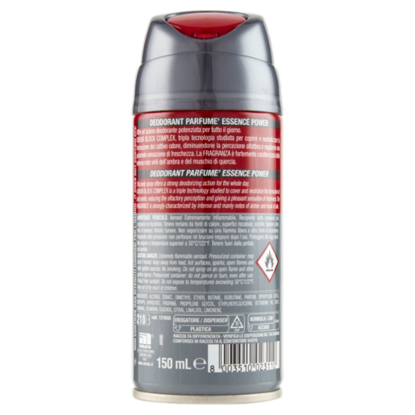 Intesa Pour Homme Deodorant Parfumé Essence Power 150 mL