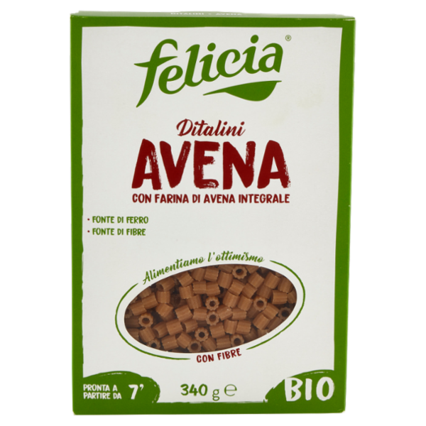 Felicia Bio Ditalini Avena 340 g